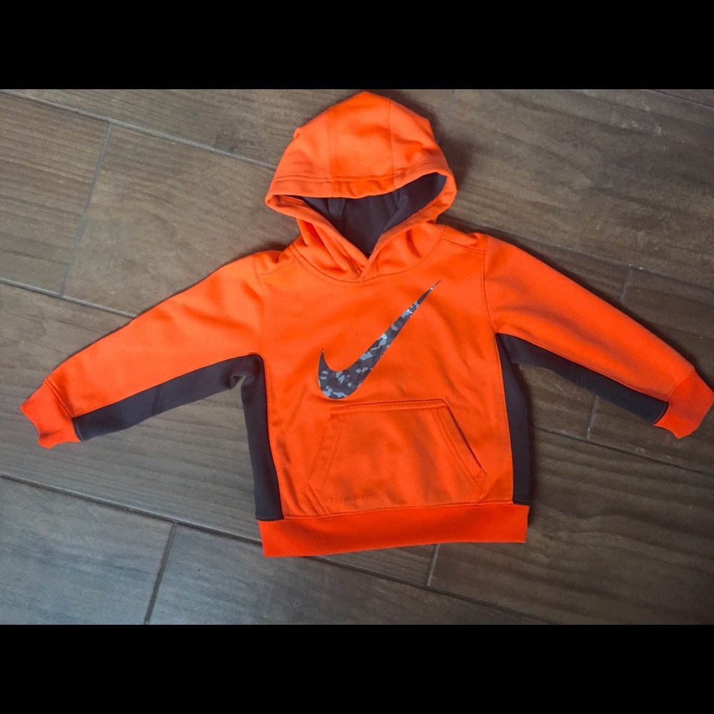 Neon Orange Nike hoodie